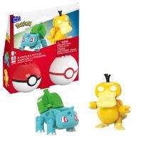 Mattel MEGA Pokémon POKÉ BALL COLL. (COLL. OF 3) - BULBASAUR AND PSYDUCK (OS)