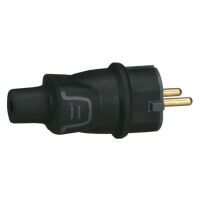 Legrand LEG 50342 Vollgummi-Stecker IP44 Sw