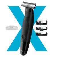 Braun Series X Barttrimmer, Rasierer und Elektrorasierer für Herren, 1 langlebige Klinge für jedes Styling, 3-Tage-Bart, Haare, Schnurrbart, Edelstahl-Klinge, einfach, schnell, komfortabel, Hybrid-Trimmer, XT3100