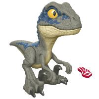 Mattel Jurassic World Mega Roar Velociraptor 'Blue'