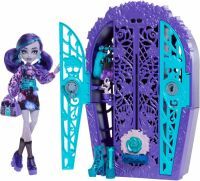 Mattel Monster High Skulltimate Secrets Garden Mysteries Spielset, Twyla Puppe mit mehr als 19 Überr