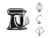 KitchenAid 5KSM125EOB - 4.8 L - Black - 220 RPM - 1.454 m - 50 - 60 Hz - Stainless steel