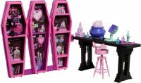 Mattel Monster High Draculaura Secret Potion Room Puppen-Spielset mit mehr als 12 Accessoires und üb