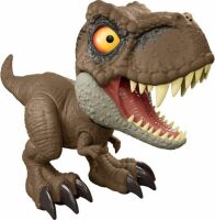 Mattel Jurassic World Brüllkommando Tyrannosaurus Rex Dinosaurierfigur, Aufnahme- und Abspielfunktio