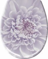 Kleine Wolke WC-Sitz DAHLIA in Lavendel aus Duroplast mit Absenkautomatik und Easy Clean