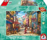 Schmidt Spiele Puzzle Thomas Kinkade Disney, Mickey & Minnie in Mexico 6000Teile