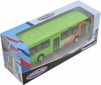 Speedzone Fernbus mit Rückzug, Länge 17 cm, sortiert