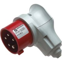 Mennekes 3982 - Right-angle - 400 V - Red,White - IP44 - 1 pc(s)