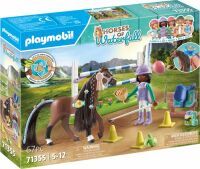 PLAYMOBIL 71355 Zoe & Blaze mit Turnierparcours