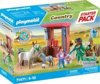 PLAYMOBIL 71471 Tierarzteinsatz bei den Eseln