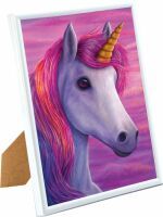 Craft Buddy Ltd. Crystal Art Gerahmtes Bild Einhorn 21x25 cm