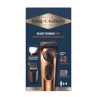 Gillette King C. Gillette Elektrischer Barttrimmer Pro für Männer