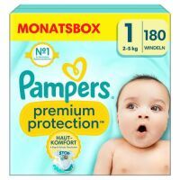  Pampers Premium Protection Größe 1, Windeln x180, 2kg-5kg 