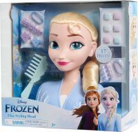 Alpha trading solutions GmbH Disneys Die Eiskönigin 2 Frisierkopf (20 cm) Elsa mit über 15 Zubehörte