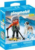 PLAYMOBIL 71741 Wanderer mit Bernhardiner