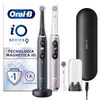 Oral-B iO Series 9 Duo Pack Black + Rose Elektrische Zahnbürste