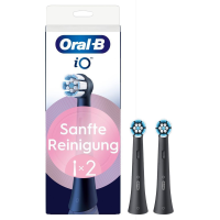 Oral-B Ersatz-Zahnbürste - 373838 iO Sanfte Reinigung (2er) schwarz