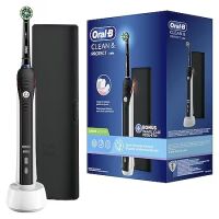 Oral-B Pro 1 Clean Black + Etui Elektrische Zahnbürste