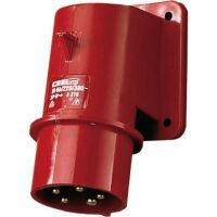 Mennekes 379 - Straight - 400 V - Red - IP67 - 1 pc(s)