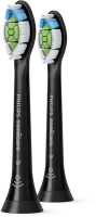 Philips 2-pack Standard sonic toothbrush heads - 2 pc(s) - Black - Medium - Kids - 2 Series plaque defence 2 Series plaque defence 3 Series gum health DiamondClean DiamondClean... - Regular