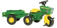 Rollytoys rollyTrac John Deere Dreirad Traktor rollyKid Trailer, rollySoundwheel (52769)	