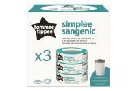 TOMMEE TIPPEE Nachfüllkassette für Simplee Sangenic Windeleimer 3er Set