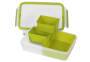 EMSA 518100 - Lunch container - Adult - Green,Transparent - Polypropylene (PP),Thermoplastic elastomer (TPE) - Monotone - Rectangular