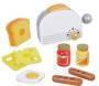 ToyToyToy Holz Toaster mit Lebensmittel 12 teilig AB5370