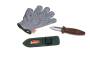 Happy People Scout Schnitz Handschuh Set mit Messer 4-tlg