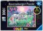 Ravensburger 13670 Puzzle Einhörner im Mondschein 100/200 Teile XXL