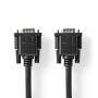Nedis VGA-Kabel / VGA Stecker / VGA Buchse / Vernickelt / Maximale Auflösung: 1280x800 / 2.00 m / Rund / ABS / Schwarz / Umschlag