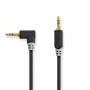 Nedis Stereo-Audiokabel| 3.5 mm Stecker| 3.5| Vergoldet| 1.00 m| rund| - Cable - Audio/Multimedia