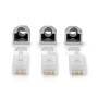 Nedis CCBW89355GY - RJ45 - Grey - Cat6 - U/UTP (UTP) - 10 pc(s) - Blister