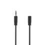 Nedis Stereo-Audiokabel| 3.5 mm Stecker| 3.5 Buchse| Vernickelt| 3.00 m| rund| - Audio/Multimedia