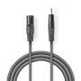 Nedis Balanced Audio-Kabel| XLR 3-Pin Stecker| 3.5 mm| Vernickelt| 3.00 m|