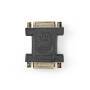 Nedis DVI-Adapter / DVI-I 24+5-Pin Buchse / DVI-I 24+5-Pin Buchse / Vernickelt / Gerade / PVC / Schwarz / Plastikbeutel