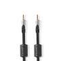 Nedis Stereo-Audiokabel| 3.5 mm Stecker| 3.5| Vergoldet| 5.00 m| rund| - Audio/Multimedia