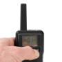 Nedis Walkie-Talkie-Set / 2 Hörer / Bis zu 10 km / Frequenzkanäle: 8 / PTT / VOX / Bis zu 6 Hours / Ladestation enthalten / Kopfhörerausgang / Schwarz