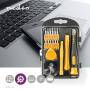 Nedis Phone/tablet repair set / 17-in-1 / PC / Smartphone / Tablette / Philips Bits / Geschlitzt Bits / Pentalobe Bits / Tri-wing bits