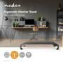 Nedis Monitorständer / Ergononmie: Yes / Maximale Tragfähigkeit: 18 kg / Universal / USB-Hub / Verstellbare Höhe: Nein