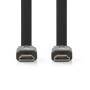 Nedis USB-KABEL A-STECKER/A-STECKER (CVGP34100BK15   1,5M)