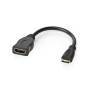 Nedis Kabel High Speed HDMI ethernet mini-connector 0.2m