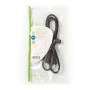 Nedis Digital-Audio-Kabel| RCA|| Vernickelt| 1.00 m| rund| PVC| Schwarz| - Cable - Audio/Multimedia