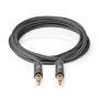 Nedis Stereo-Audiokabel| 3.5 mm Stecker| 3.5| Vergoldet| 2.00 m| rund| - Audio/Multimedia