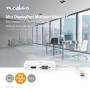 Nedis Displayport-Adapter / Mini DisplayPort Stecker / DVI-D 24+1-Pin Buchse / HDMI™ Ausgang / VGA Buchse / 4K@60Hz / Vernickelt / Schaltbar / 0.20 m / Rund / ABS / ABS / Weiss / Plastikbeutel