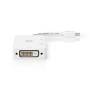 Nedis Displayport-Adapter / Mini DisplayPort Stecker / DVI-D 24+1-Pin Buchse / HDMI™ Ausgang / VGA Buchse / 4K@60Hz / Vernickelt / Schaltbar / 0.20 m / Rund / ABS / ABS / Weiss / Plastikbeutel