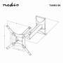 Nedis Vollbewegliche-TV-Wandhalterung / 10 - 32 " / maximal unterstützes Bildschirmgewicht: 30 kg / kippbar / drehbar / Minimaler Wandabstand: 68 mm / Maximaler Wandabstand: 370 mm / 3 Drehpunkt(e) / Stahl / Schwarz