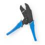 Nedis Crimp pliers / BNC / F / RG58 / RG59 / Zange / Metall / PVC / Blau / Schwarz