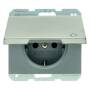 Berker 47517204 - Type F - Stainless steel - Stainless steel - IP44 - 250 V - 16 A