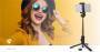 Nedis Bluetooth selfie Stick / Bluetooth® version: 4.2 / Maximale Bildschirmgröße: 3.54 " / Gefaltete Länge: 19 cm / Ungefalteten Länge: 48 cm / max. Gewichtskapazität: 400 g / Batteriebetrieben